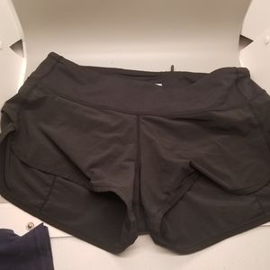 Lululemon Run Speed Up black shorts